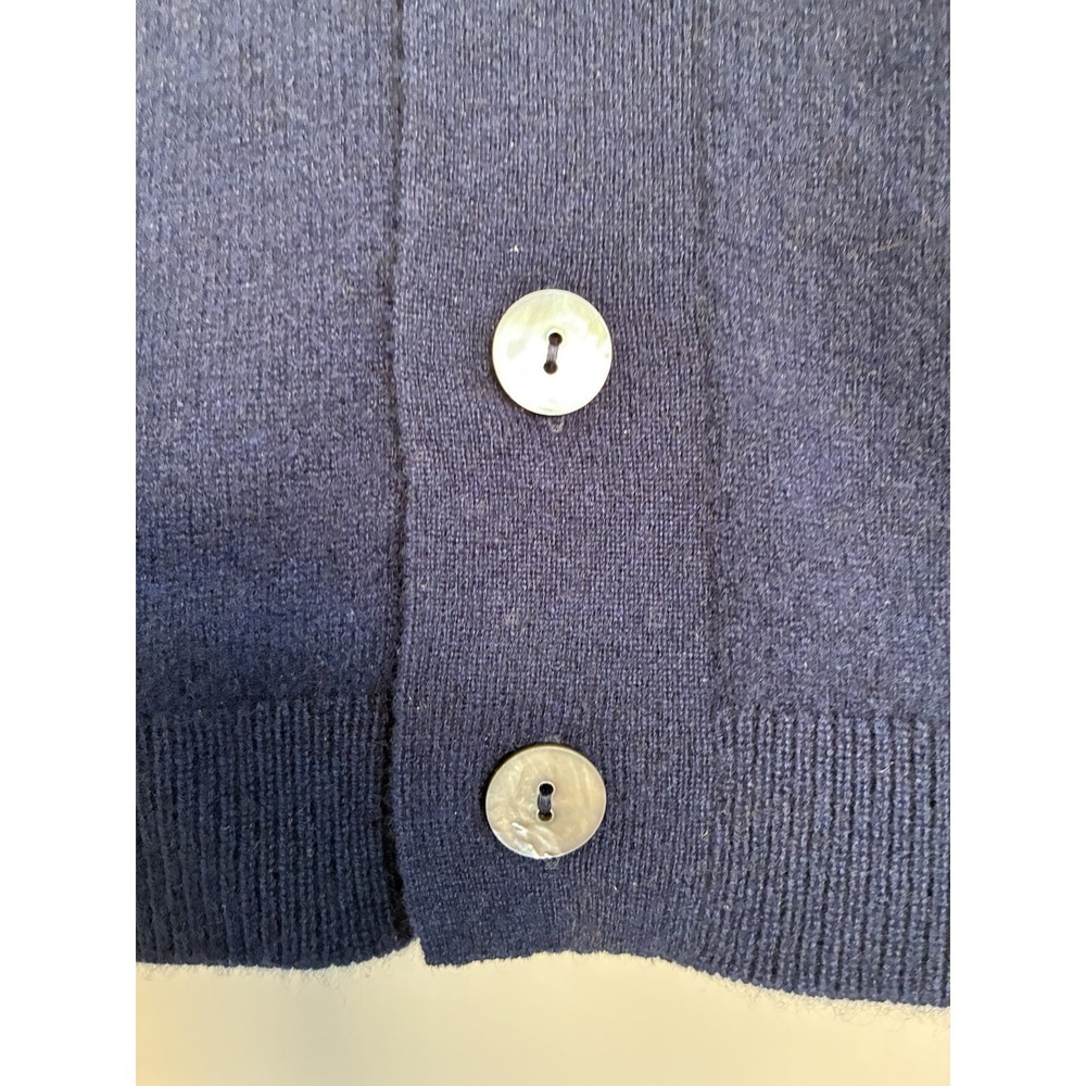 LERET LERET No. 90 Navy Cardigan Sweater Mongolian Cashmere Limited Edition XXS - Picture 8 of 14